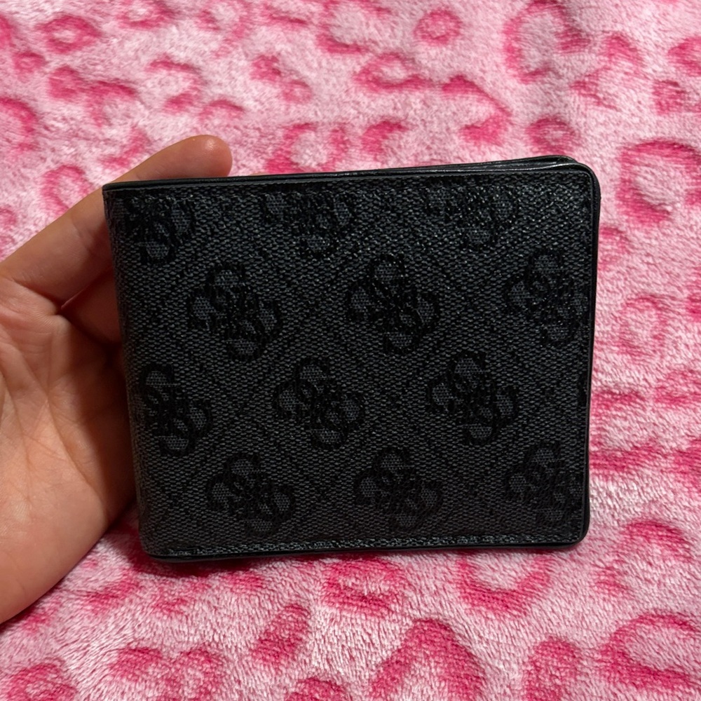 Guess Black Embossed Men's Wallet